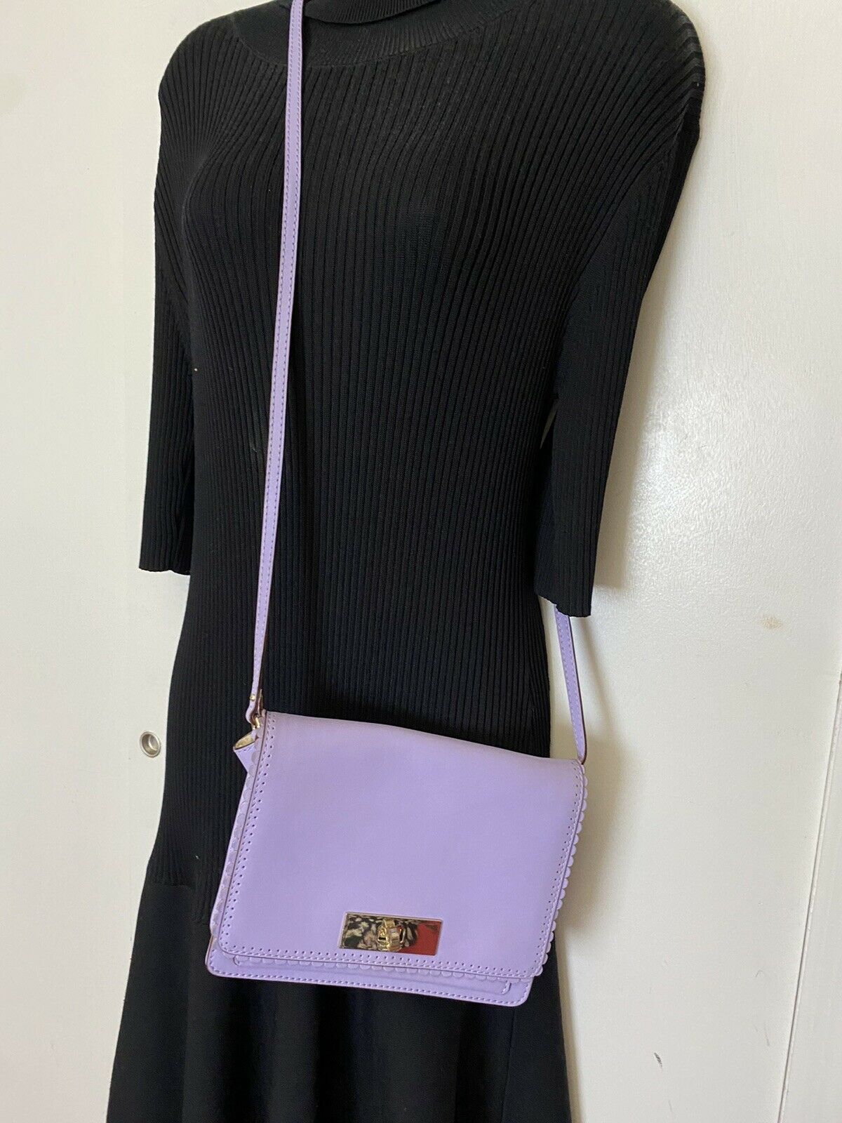 KATE SPADE Lavander leather crossbody