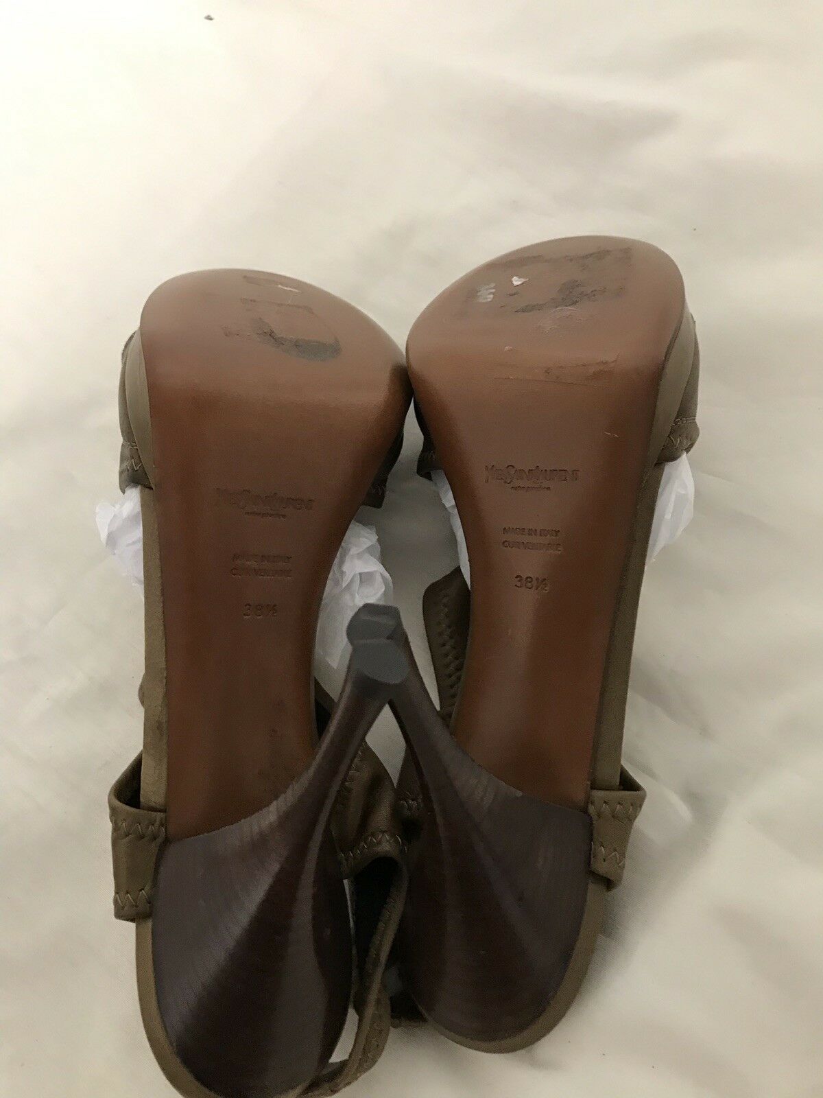YSL YVES SAINT LAURENT High Heel Sandals Size 8.5