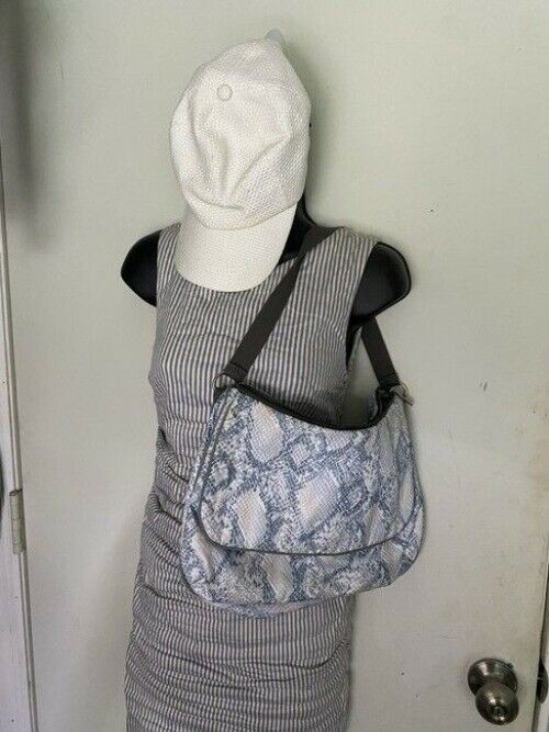 Lesportsac Unique Snake Design Multicolor Nylon Shoulder Bag