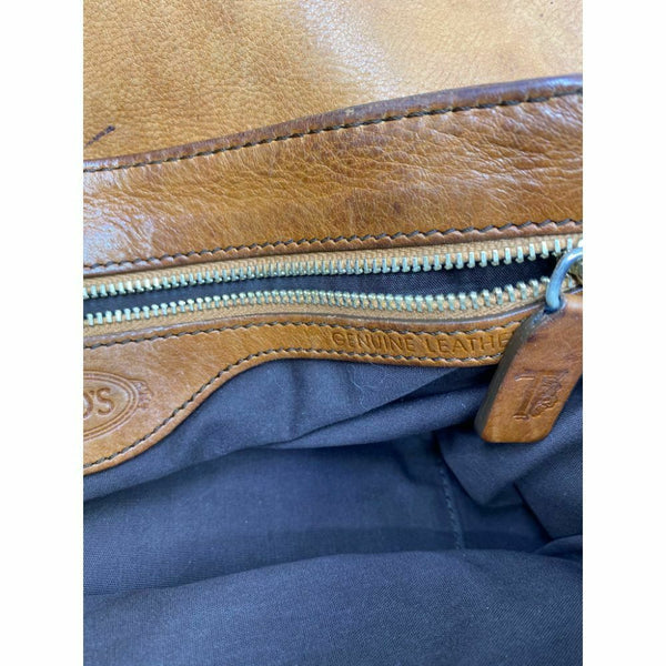 TOD’S Vintage Brown Leather Shoulder Bag