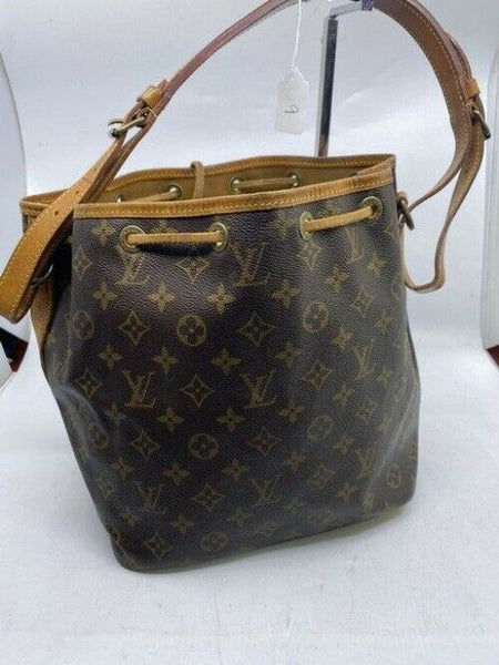 Louis Vuitton Pochette Twin Vintage Brown Monogram Canvas Shoulder Bag