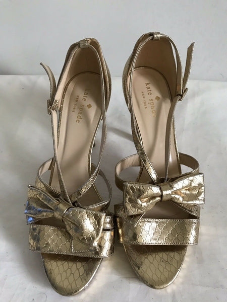 KATE SPADE Gold High heels Size 7.5