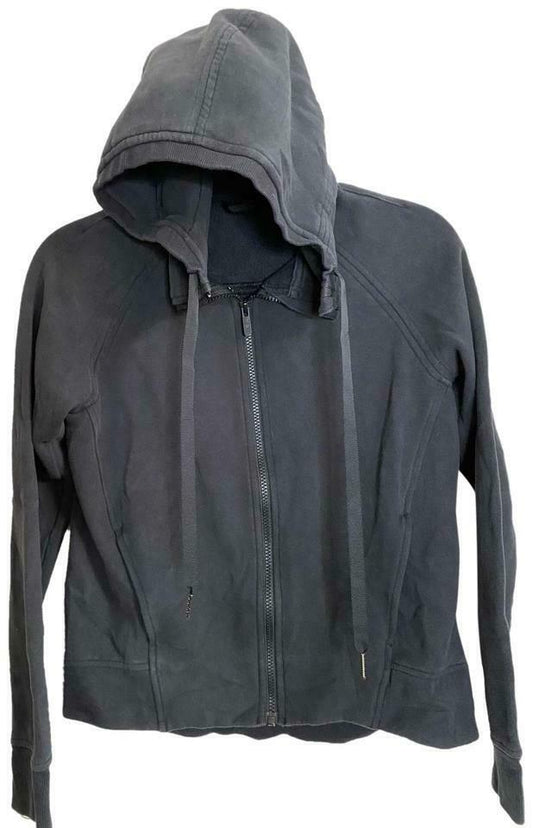 LULULEMON Womens Black Long Sleeves Stylish Hoodies Size: 4