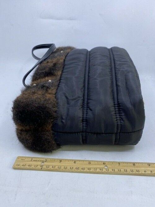 Kate Spade Carriage House Quinn Black Chocolate Patent Leather Shoulder Bag