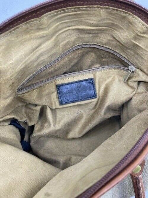 Liz Claiborne Vintage Tan Leather Shoulder Bag