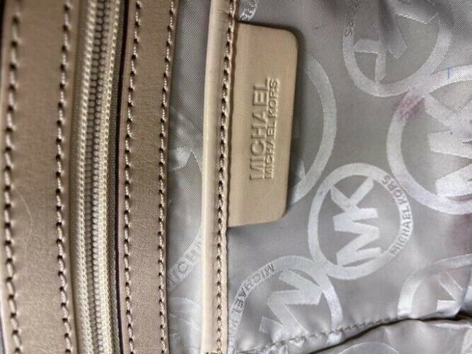 michael kors bag snake print beige black leather tote