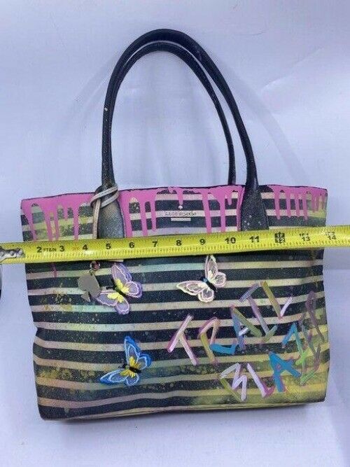 kate spade w customized by me w applique street multicolor tote