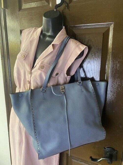Rebecca Minkoff Darren Blue Leather Shoulder Bag