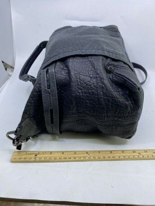 Botkier Large Convertible City Black Pebbled Leather Cross Body Bag