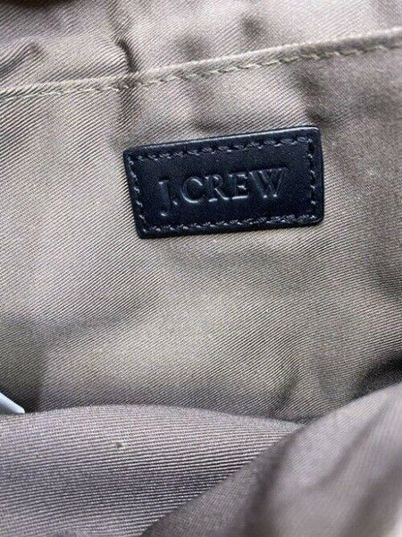 jcrew gray leather cross body bag