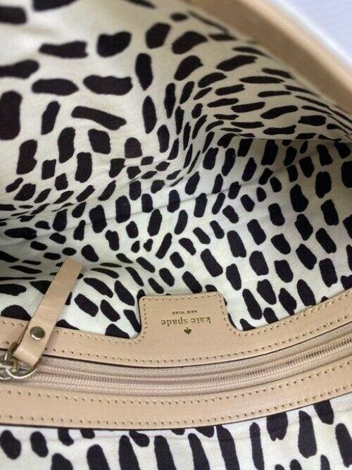 kate spade cream patent leather shoulder bag