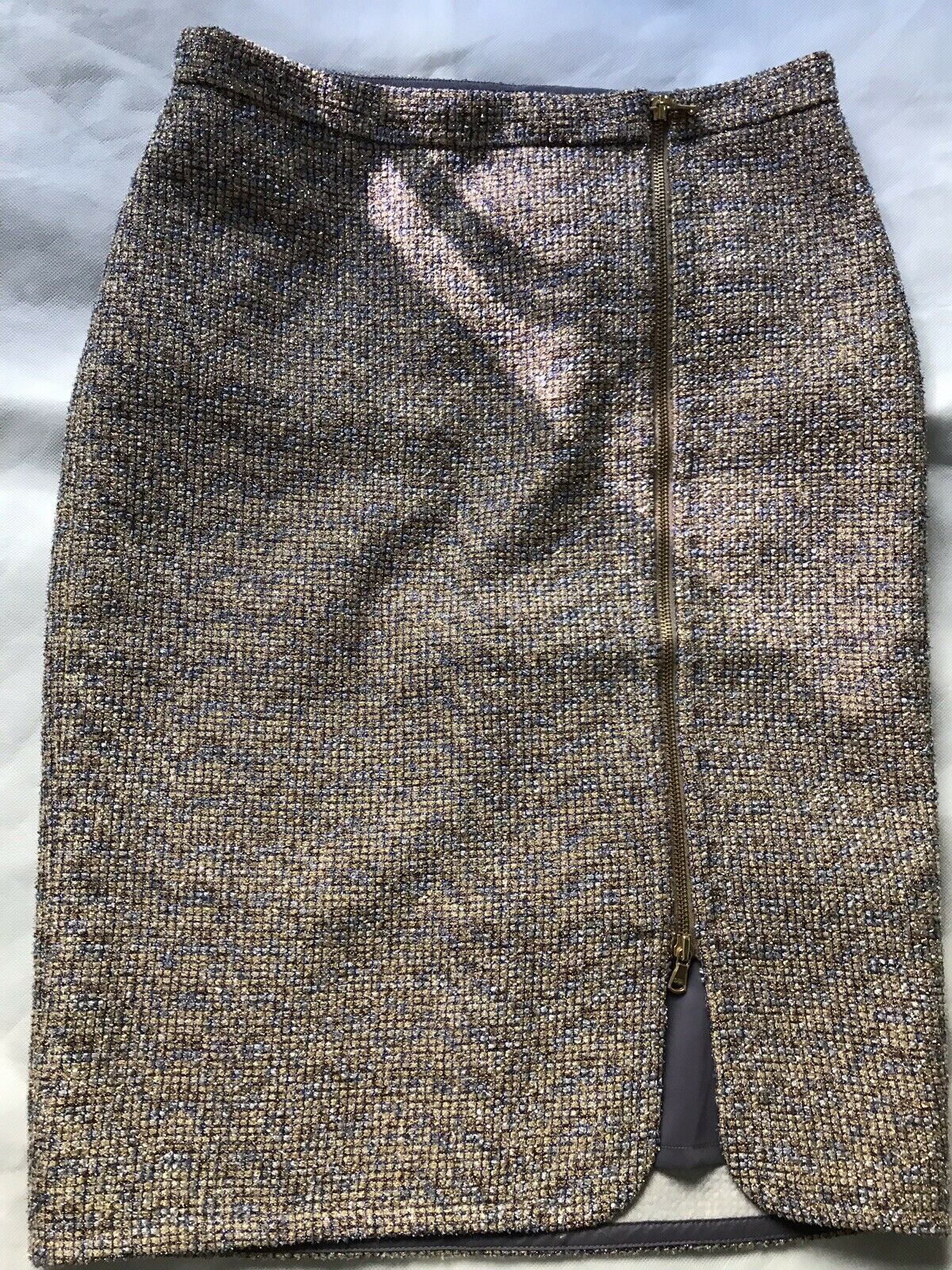 J. CREW Collection lavander Multi Color Skirt Size 8