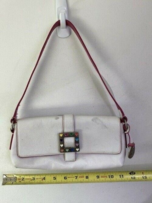 dooney and bourke mini purse white leather tote