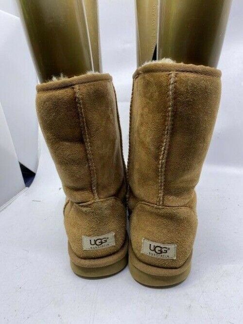Ugg Australia Tan Mid Height Classic Bootsbooties Size Us