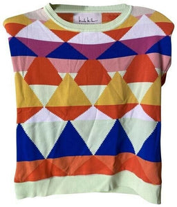Nicole Miller multicolor msrp small blouse