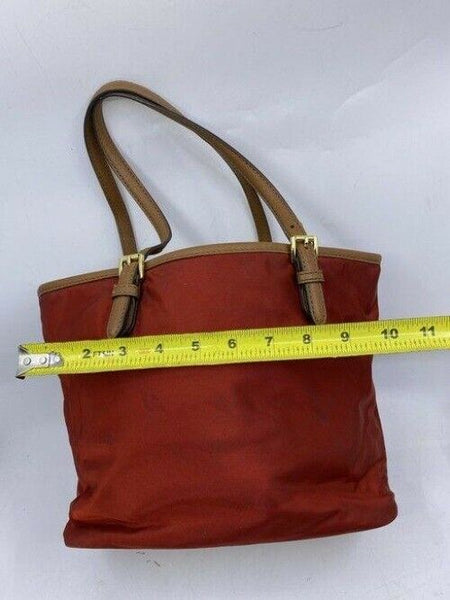 michael kors bag medium coral tan nylon tote