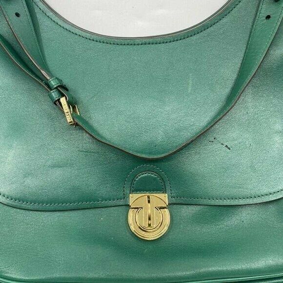 TORY BURCH Green leather hobo Bag