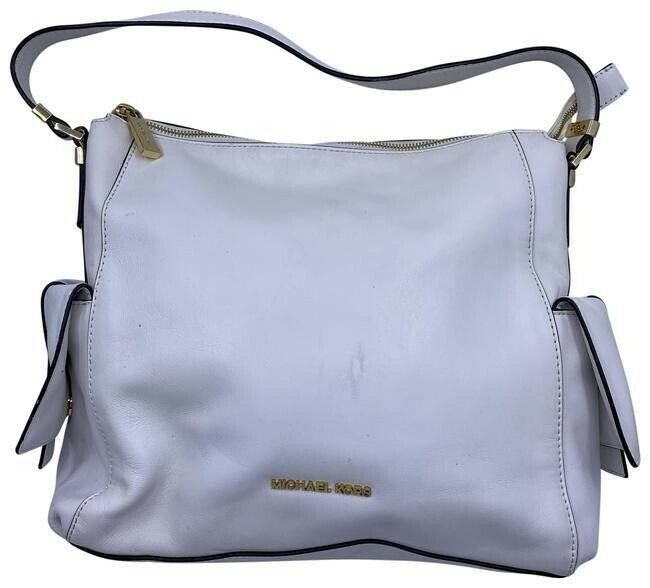 michael kors msrp white leather shoulder bag
