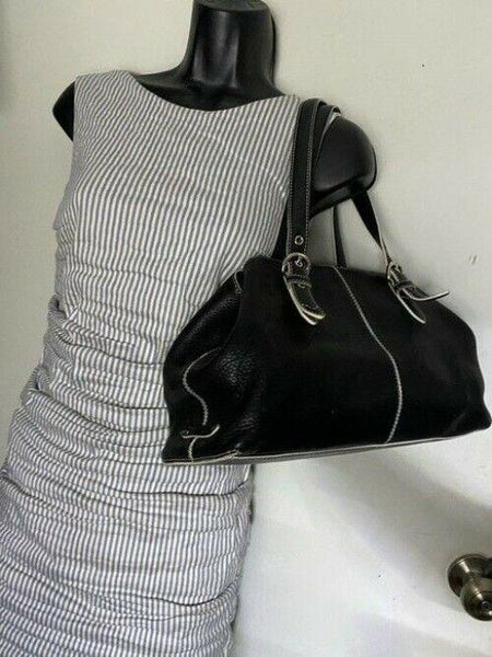 Cole Haan black leather shoulder bag