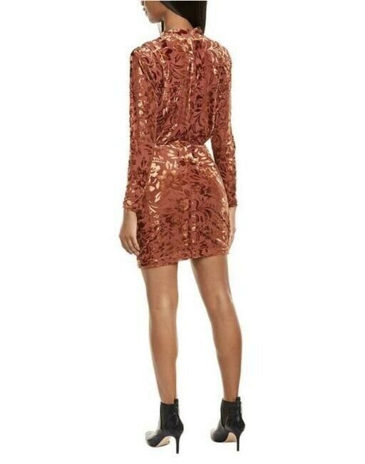 nicole miller new floral burn out msrp short cocktail dress