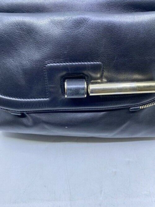Jimmy Choo Justine Handbag Black Leather Shoulder Bag