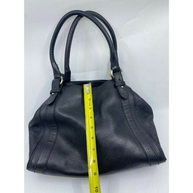 cole haan women s black leather shoulder bag