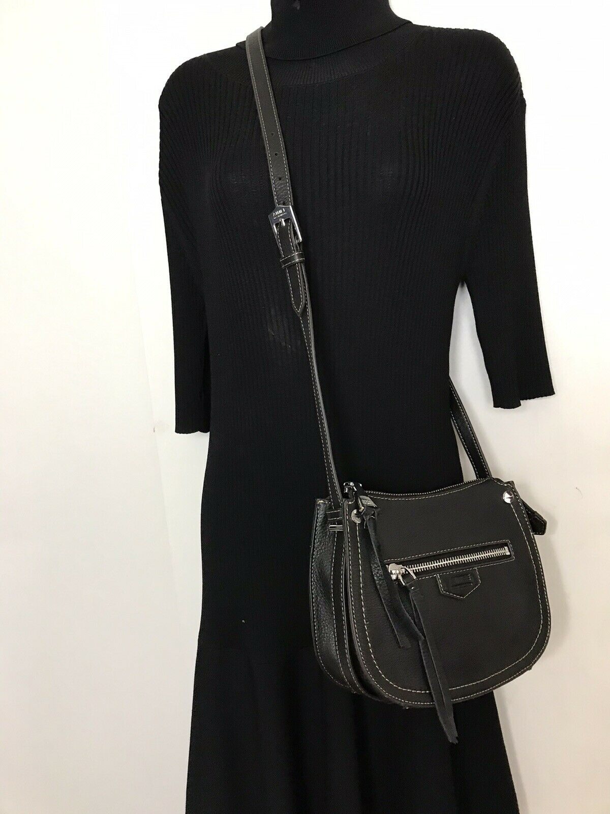 Aimee Kestenberg Black Leather Crossbody