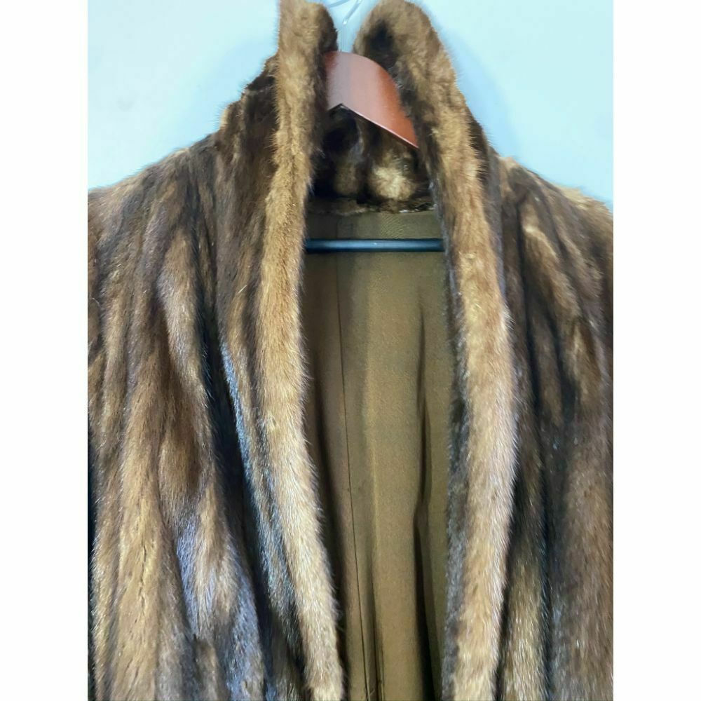 Vintage Brown Mink Fur Coat Small/ Medium Freshly Dry Cleaned