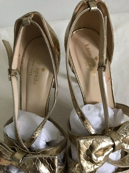 KATE SPADE Gold High heels Size 7.5