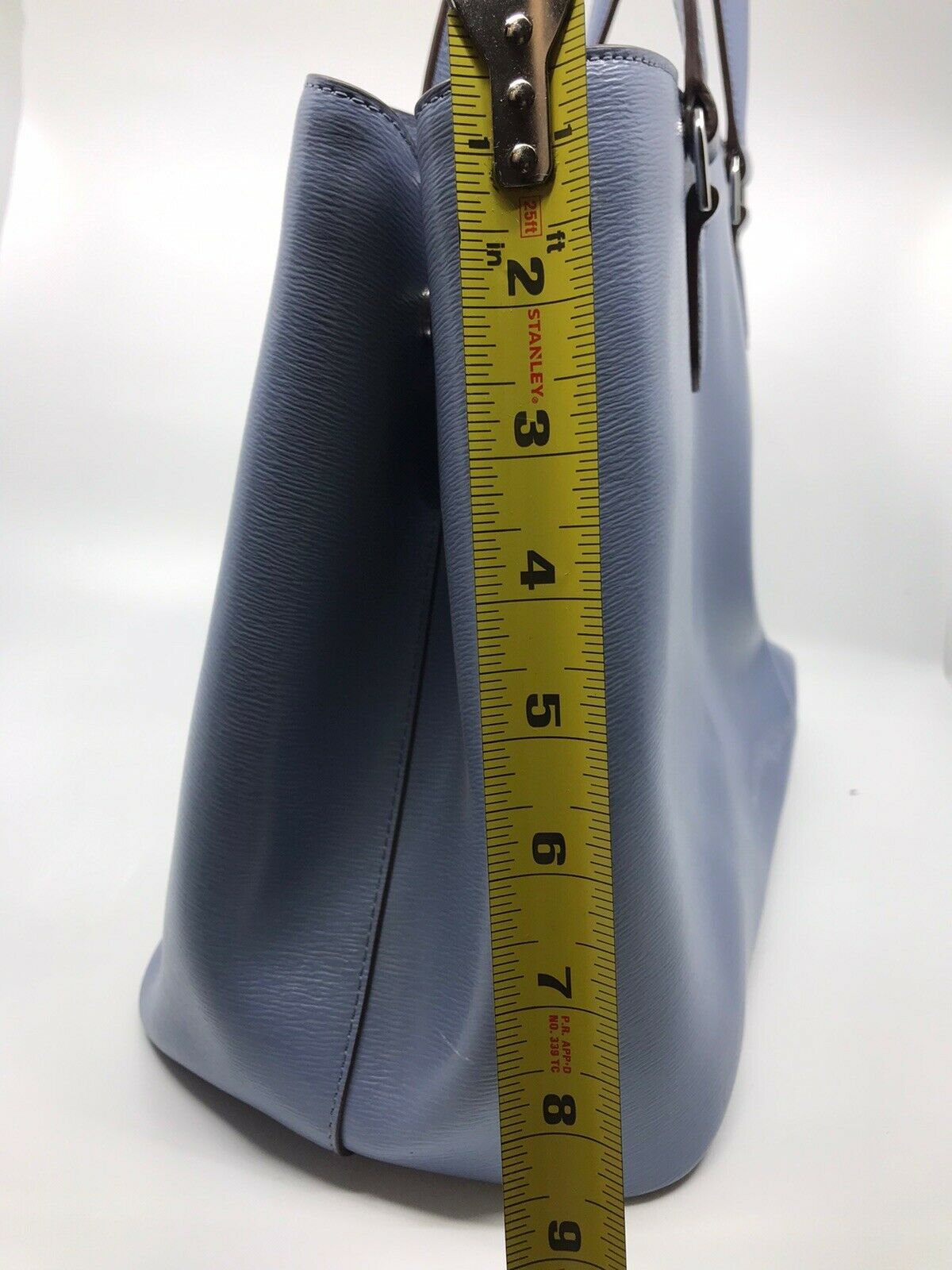 RALPH LAUREN BLUE Large  Leather Tote