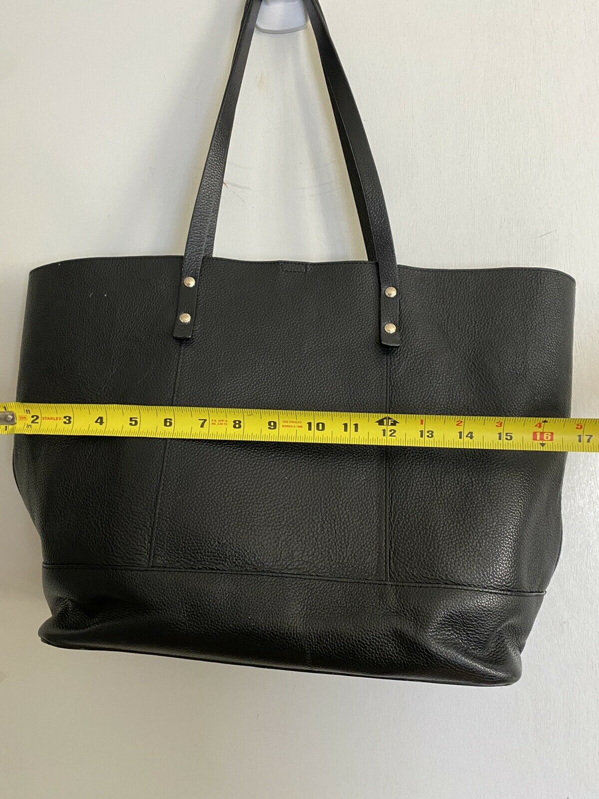 Cole Haan Black Leather Tote Bag