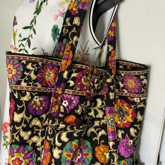Vera Bradley Multicolor Fabric Large Tote Bag