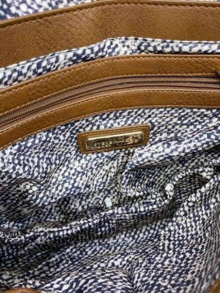 steve madden brown leather cross body bag