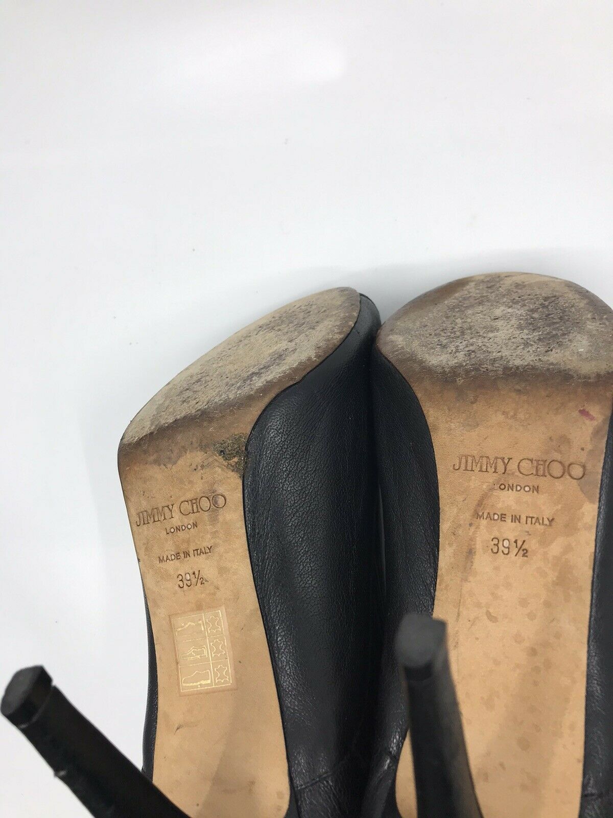 JIMMY CHOO Peep Toe Booties size 9.5