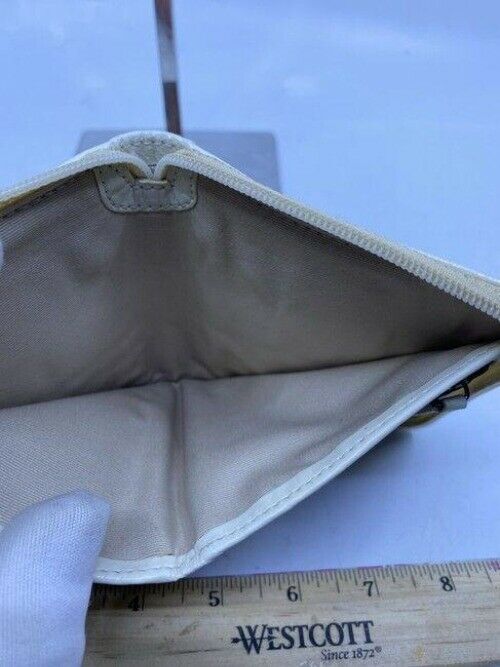 coach pink w cute signature c small change spot wallet