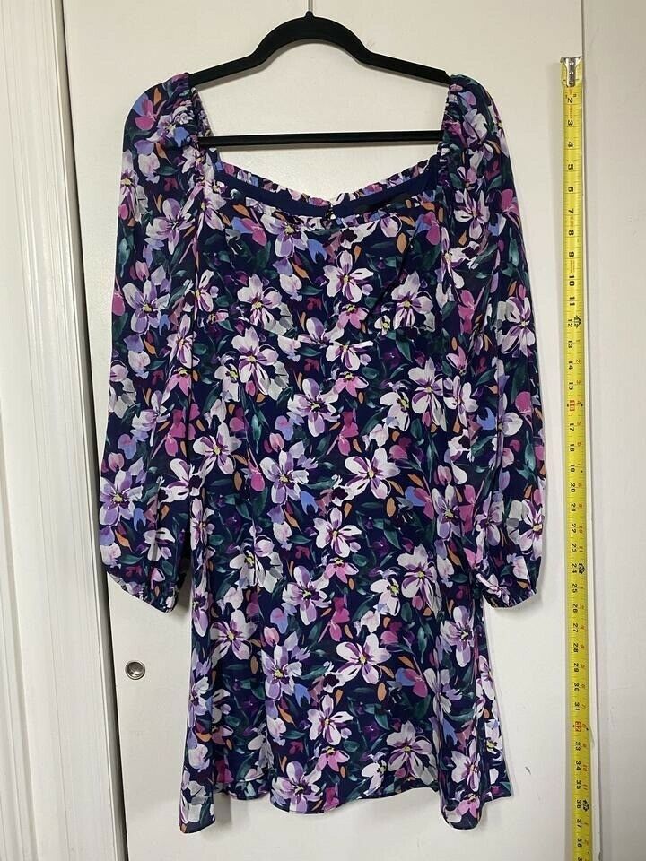 nicole miller purple new floral msrp
