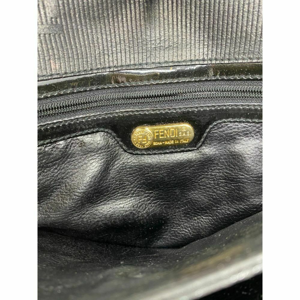 Vintage FENDI Black Clutch