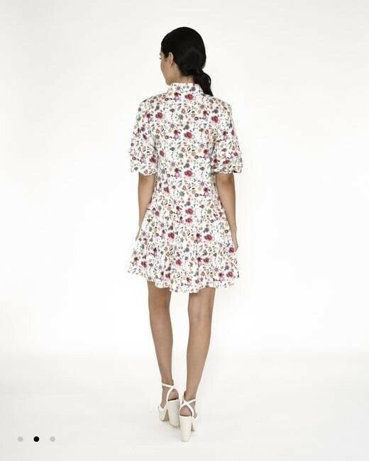Nicole Miller Multicolor New Floral Shift Small Msrp Short Casual Dress