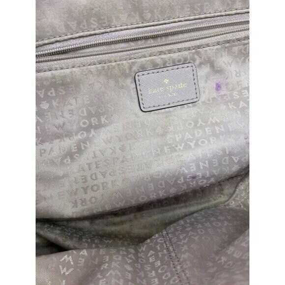 KATE SPADE Leather Handbag W/ Winnie The Pooh Silk