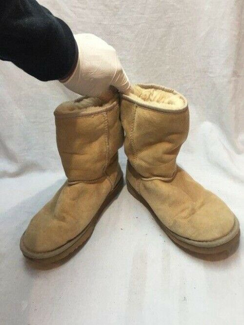 ugg australia tan mini bootsbooties size us