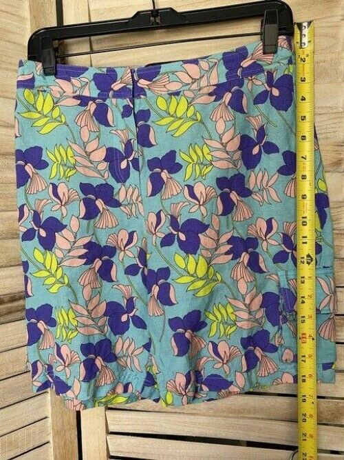 Nicole Miller multicolor new linen msrp small shorts
