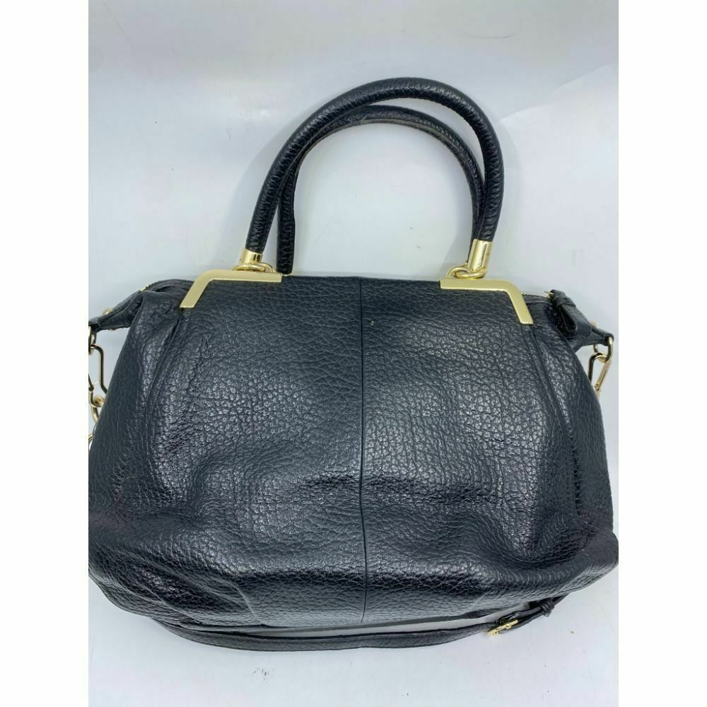 COACH XL Leather Black Shoulder Bag Very Good Condition