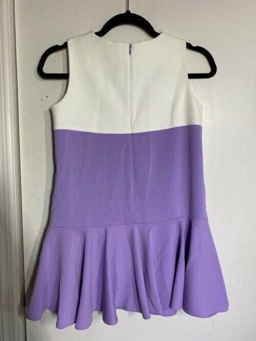 milly minis purplewhite new short casual dress