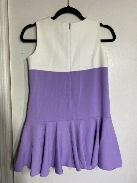 milly minis purplewhite new short casual dress