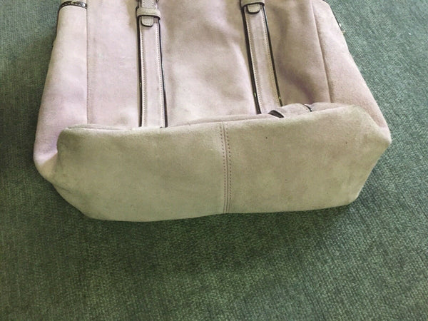 COACH Lavander Suede Tote Bag