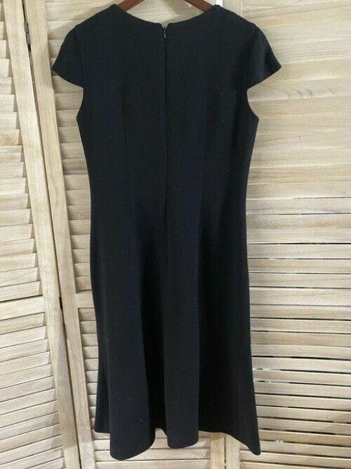 Carolina Herrera Black Nwot Cap Sleeves Short Casual Dress
