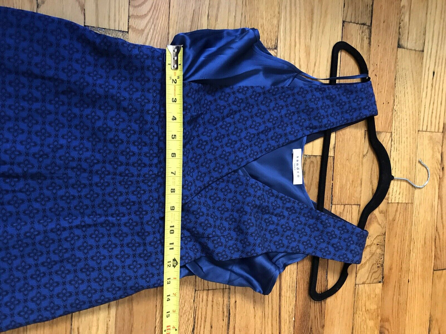 Sandro Blue Romper Size Small