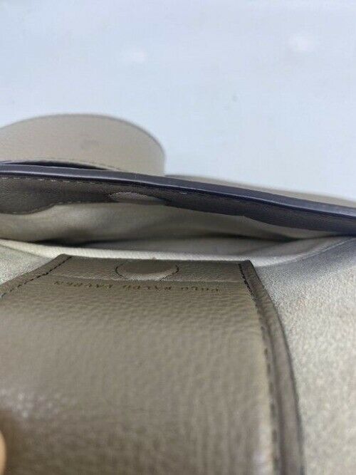 Polo Ralph Lauren Lennox Gray Suede Leather Cross Body Bag