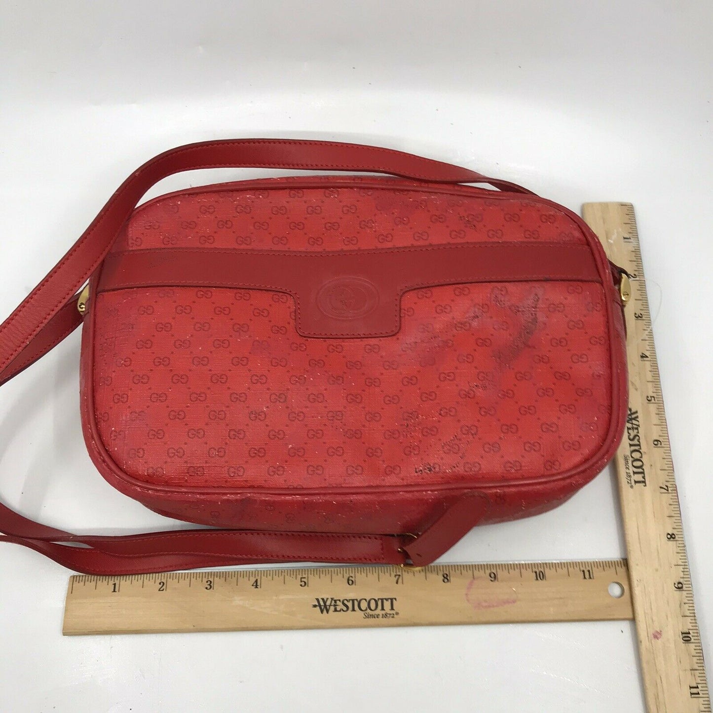GUCCI Vintage Red Crossbody