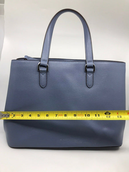 RALPH LAUREN BLUE Large  Leather Tote